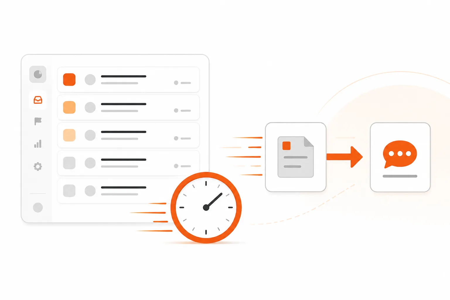 MSP help desk ticket queue dashboard showing fast first response times