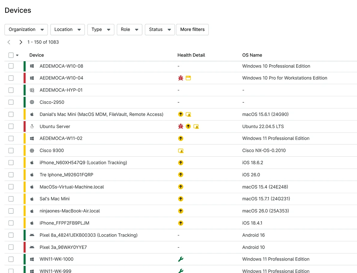 Rallied dashboard screenshot, as taken from Rallied