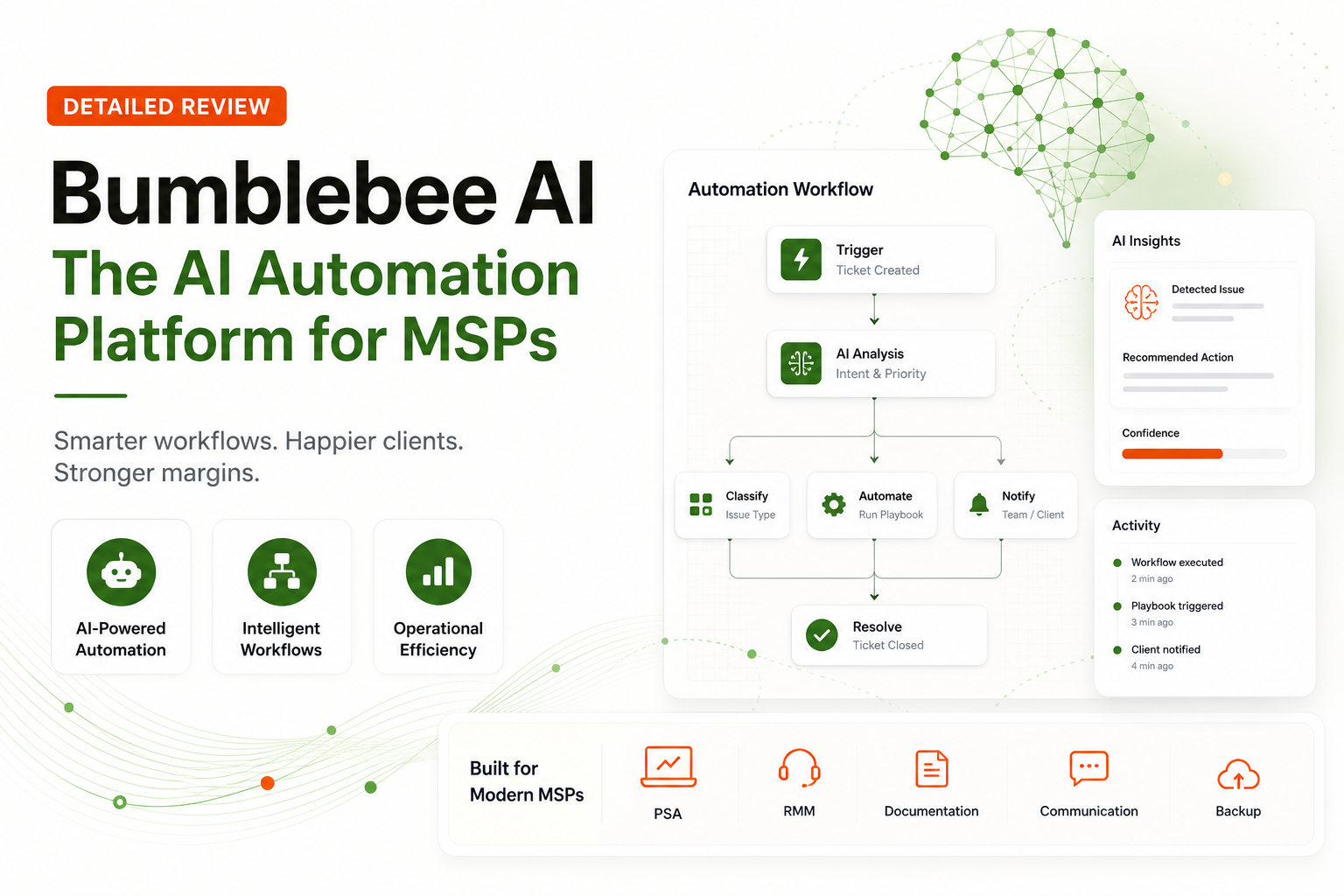 Bumblebee AI automation platform hero image